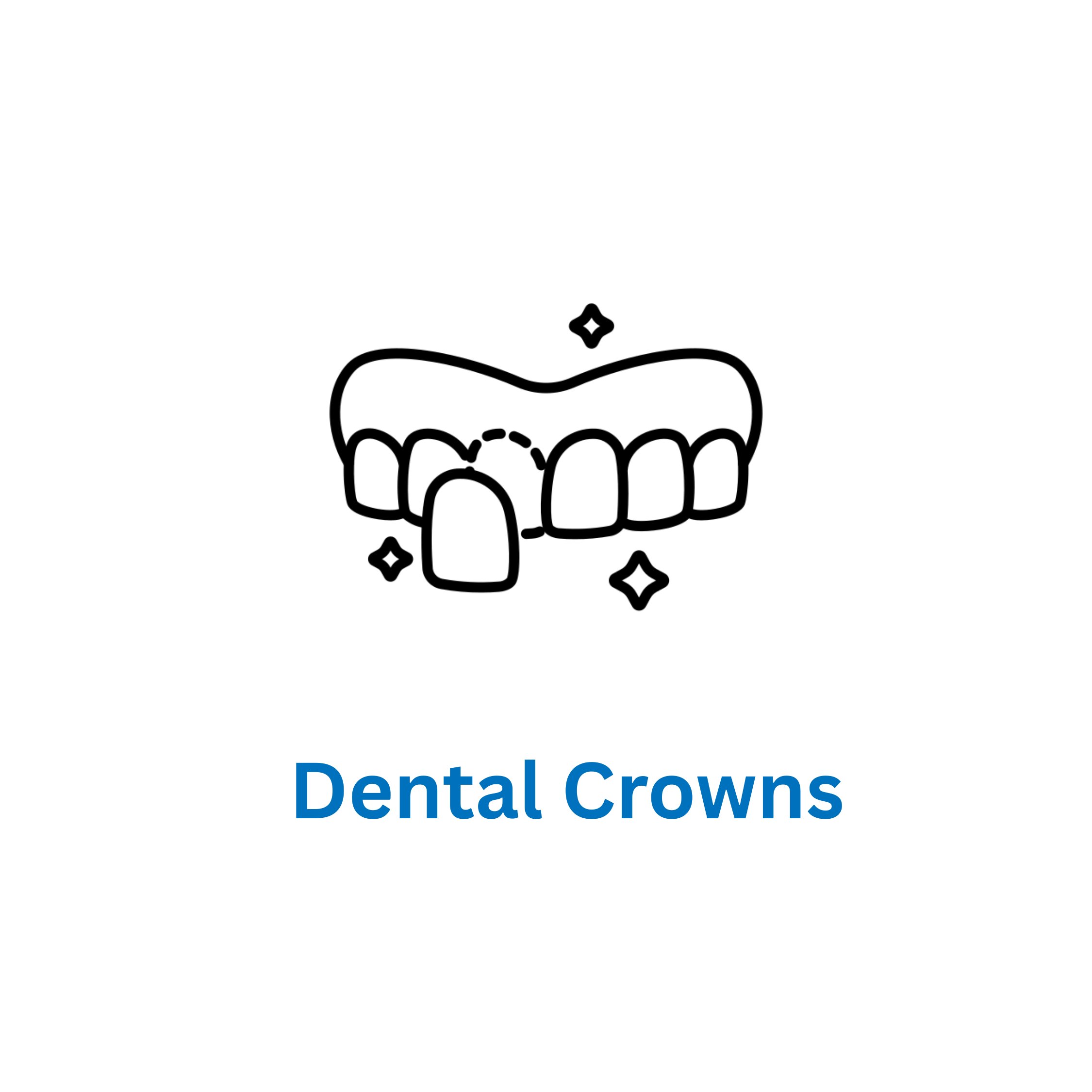Dental crows available at smile care